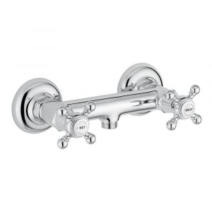 Exposed shower mixer