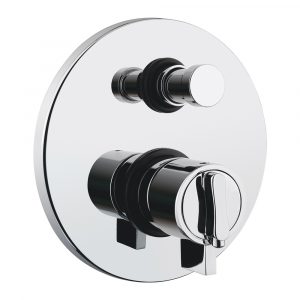 Built-in 2-way shower mixer with diverter, thermostatic