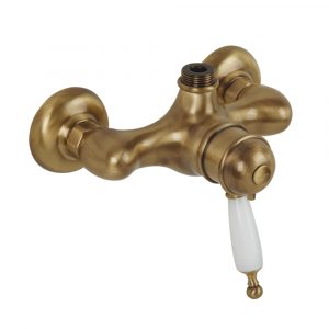 Exposed shower mixer, thermostatic