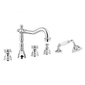 Bathtube set with pull-out handshower