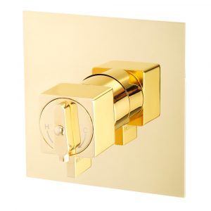 Built-in shower mixer, thermostatic