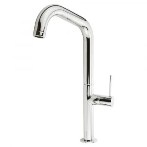 Sink mixer with movable spout