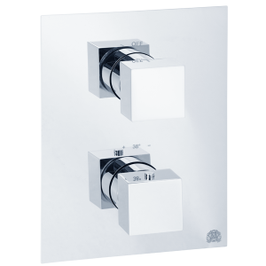 Built-in thermostatic shower mixer