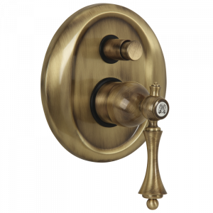 Built-in 2 way shower mixer with diverter