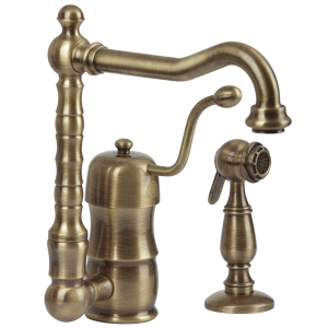 Miscelatore lavello con doccetta estraibile Queen Nostalgia