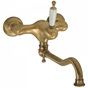 Miscelatore lavello esterno, bocca girevole cm 25