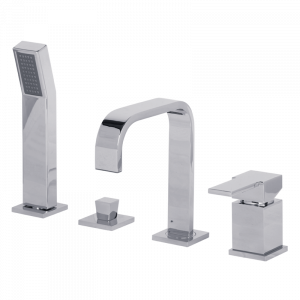 Bathtube set with pull-out shower