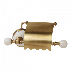 Roll holder with lid
