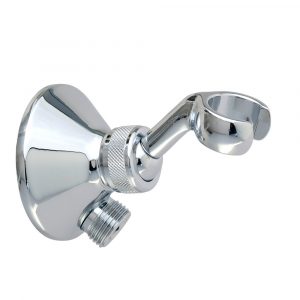 Swivel shower holder with fitting