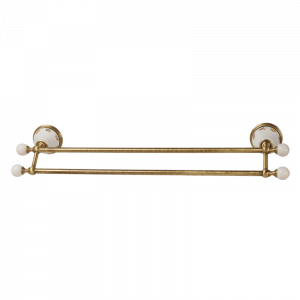 Double towel holder, L60