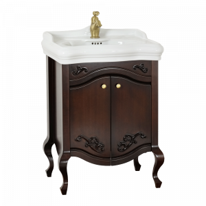Base per lavabo, lavabo consolle per mobile, L60 cm, Impero