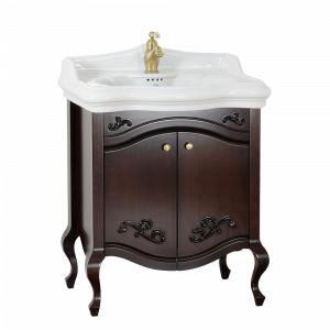Base per lavabo, lavabo consolle per mobile, L70 cm, Impero