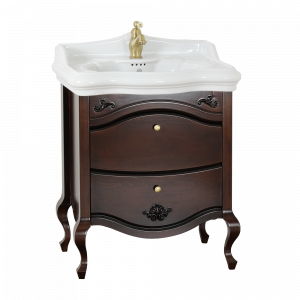 Base per lavabo, lavabo consolle per mobile, L70 cm, Impero