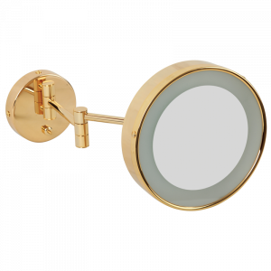 Specchio ingranditore con retroilluminazione alogena