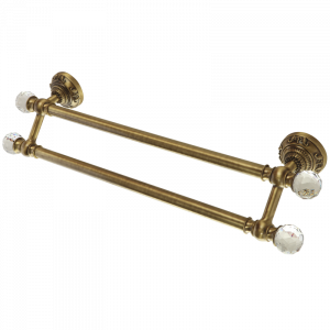 Double towel holder, L60 cm, Cristalia