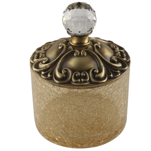 Cotton pad container, H9 cm, Cristalia