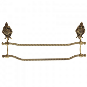 Double towel holder, L60