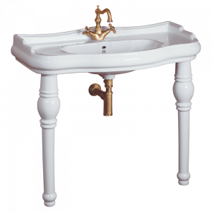 Lavabo su colonne in ceramica
