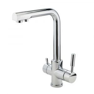 The mixer for a sink combined with the pure tap
