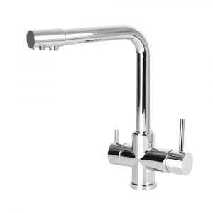 The mixer for a sink combined with the pure tap