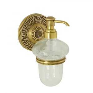 Dispenser, frosted glass with decor, Monte Carlo