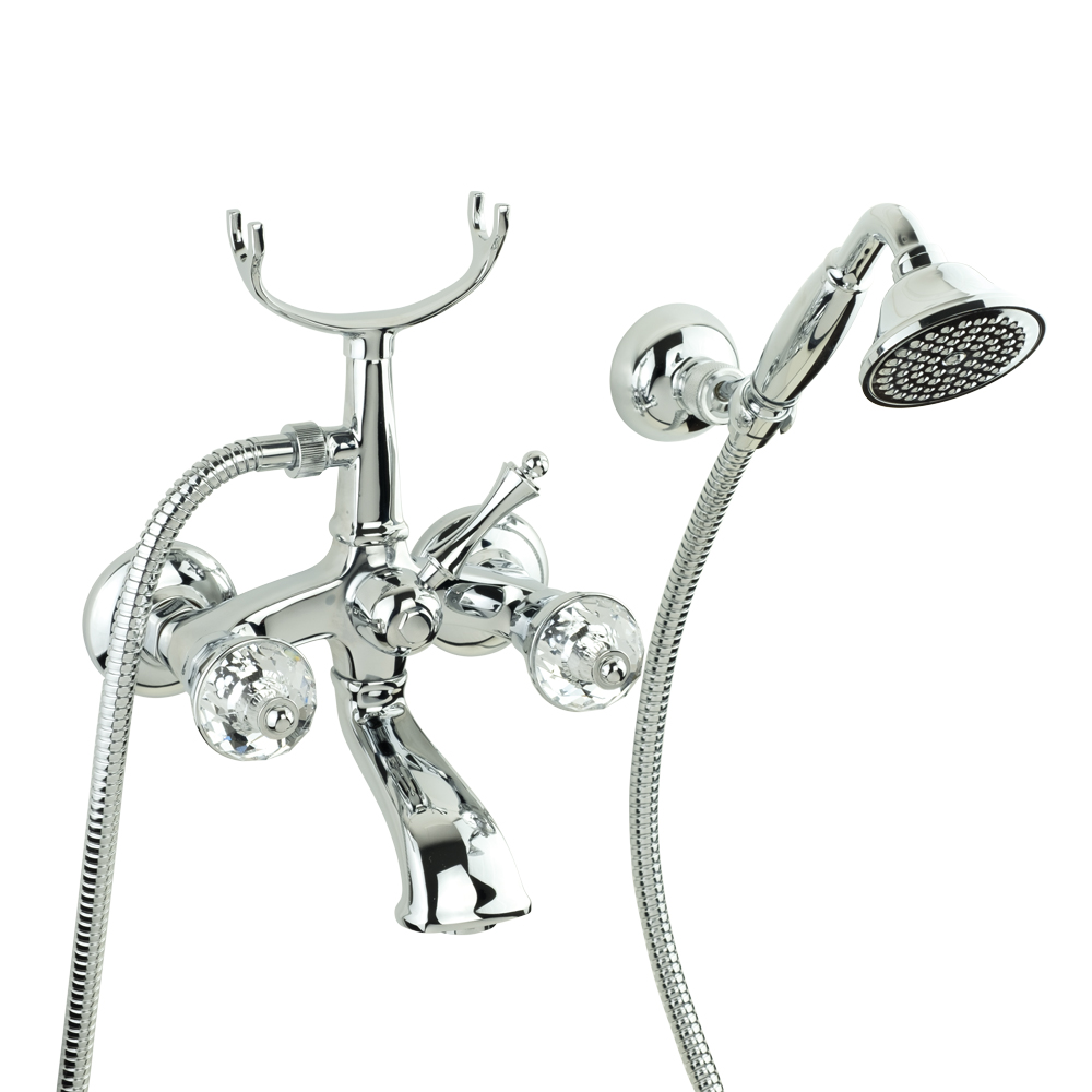 Смеситель для ванны, ручки SWAROVSKI, Korona