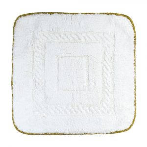 Tappeto da bagno, 60×60, dorato
