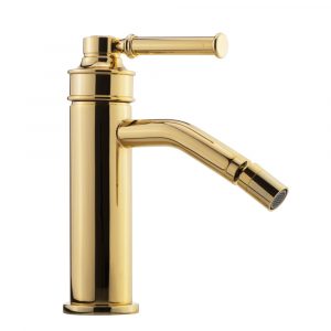 Mixer bidet, Hermitage Mini, Leva: ceramica bianca