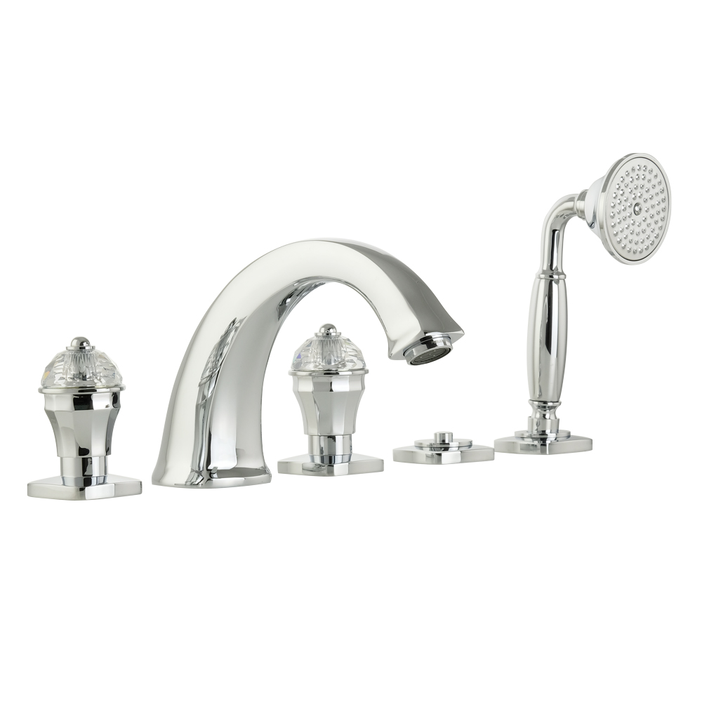 Set Vasca con doccetta estraibile, Swarovski, Korona