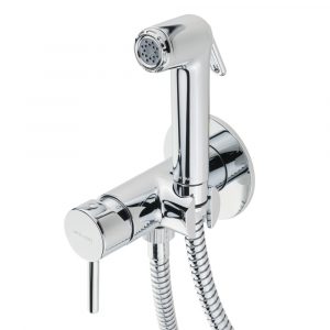 Hygienic shower with mixer tap