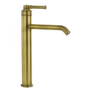 High sink faucet, click-clack included