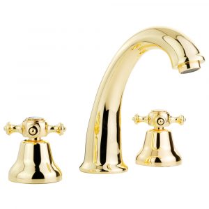 3-hole sink faucet, click-clack included