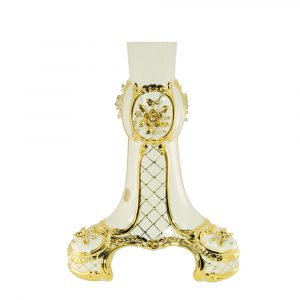 EMOZIONI Колонна H76 см. д/столешницы 26550, керамика, цвет белый, декор золото, Crystal