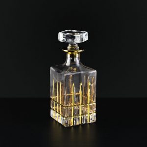 BARON Decanter 0,85l. H 23cm, cristallo / decor gold24k